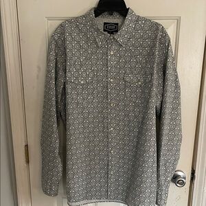 Gibson Black and White Patterned Men's Shirt